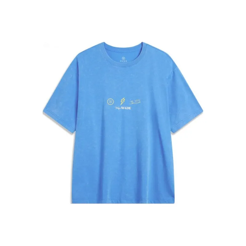 LiNing T Shirt Men's Interstellar Blue-0