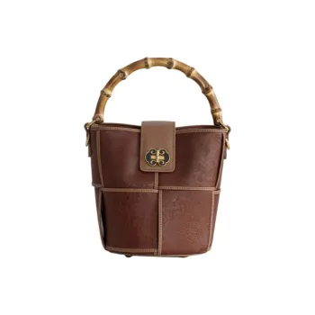 Liang Jin Ji Mulberry Silk Bucket Bag Handbag Women's Multicolor