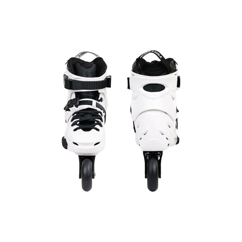 FLYING EAGLE Inline Skates Polypropylene PP, PU Rubber, Aluminum Alloy Outdoor Unisex Black White-3