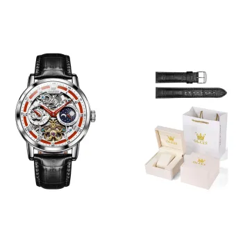 OLEVS Wisdom Series Mechanical Movement Watch Men's Watches White Dial
