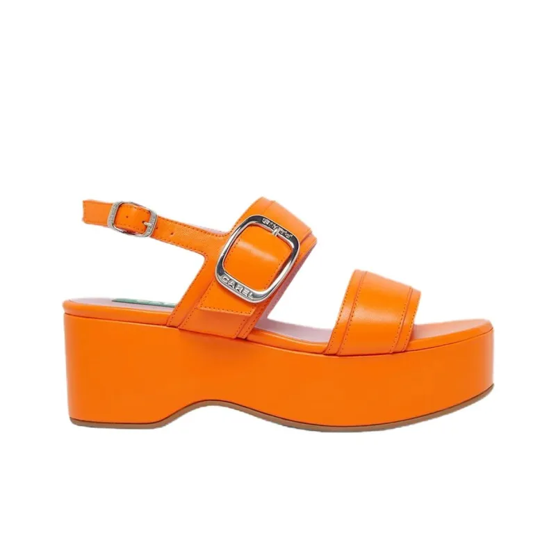 Carel Francine Strap Sandals 6cm Women's Orange-1
