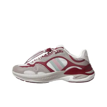 GUCCI 2.0 Low Top Casual Shoes Men's Red Gray