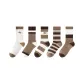 5 Pack[Wide Stripes+4 Colors Stripes+Brown Cuff+Letter+Wide Stripes Letter]