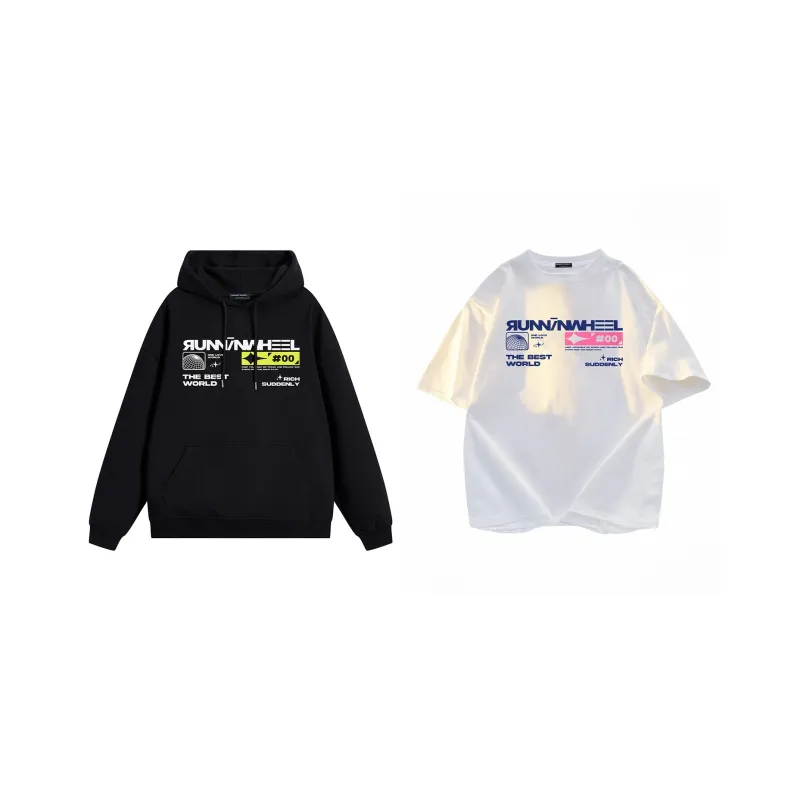 RUNNINWHEEL T Shirts Unisex-23