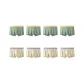 8-Pack (Pea Green 4+Khaki 4)