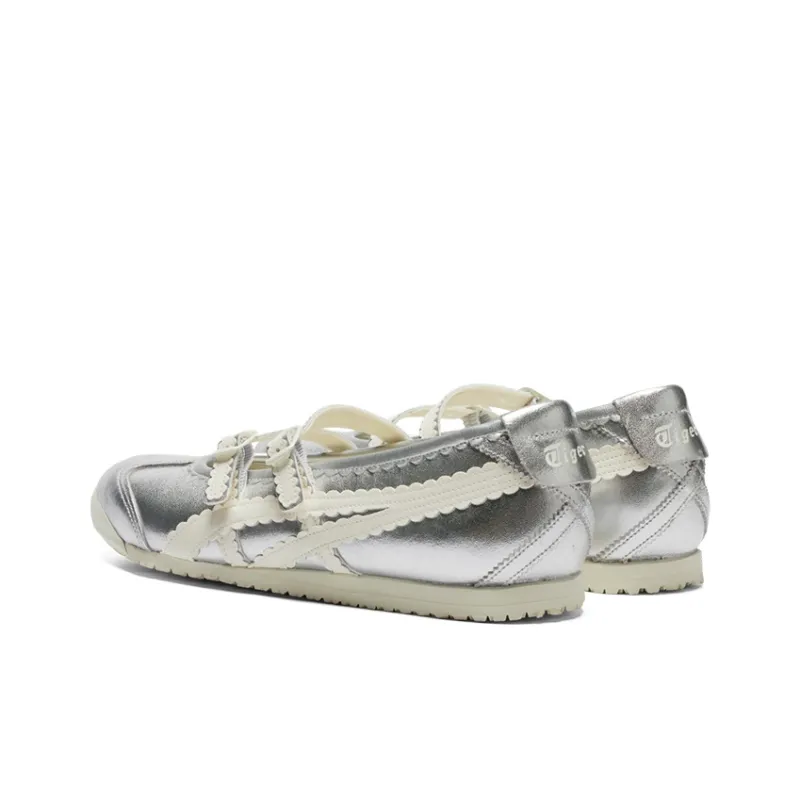 Asics Onitsuka Tiger Mexico 66 Tgrs Silver Cream Women's-2