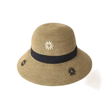 MITHAOL KUSC Straw Woven Bucket Hats Women's