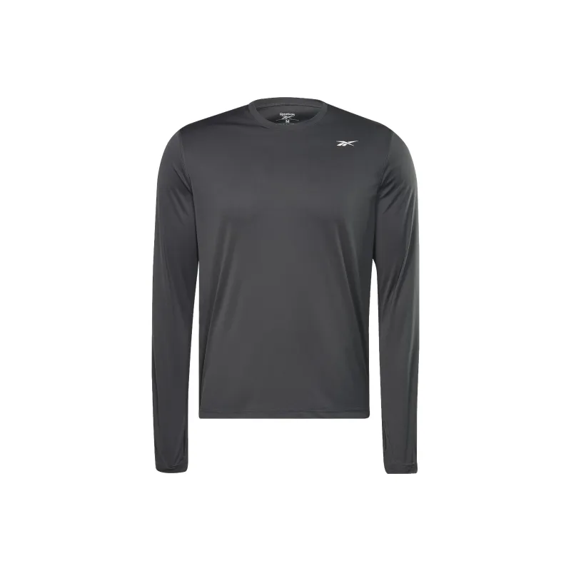 Reebok Training Long Sleeve Tech T-Shirt Men's Midnight Black-0