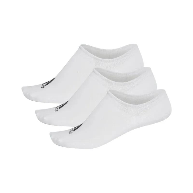 Adidas No Show Socks Unisex 3 Pack White-0