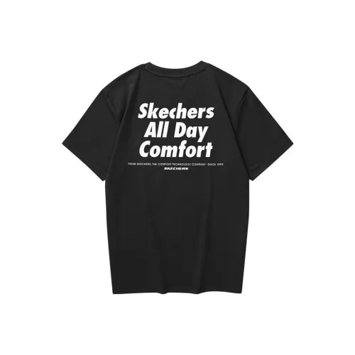 Skechers Funny Monster T-Shirts Unisex Carbon Black/0018