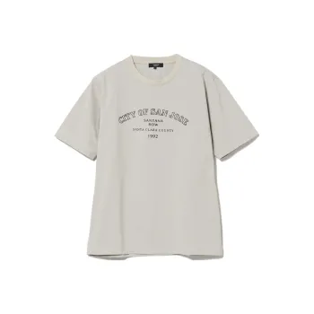 Beams HEART T Shirt Men's Light Gray