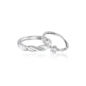 FOREVER MELODY 999 Fine Silver Rings Unisex