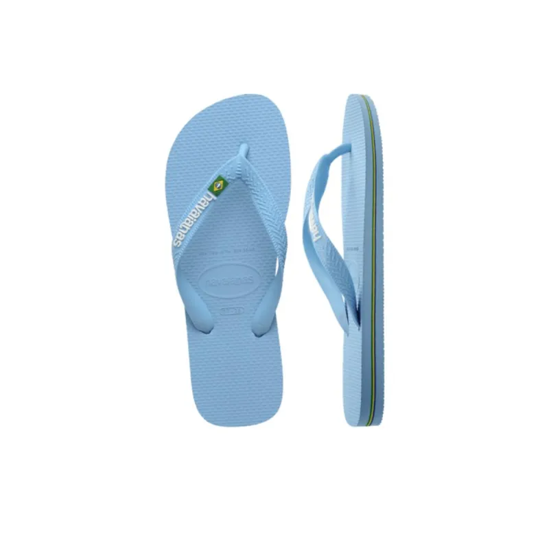 Havaianas Brazil Logo Flip Flops Women's Blue-4