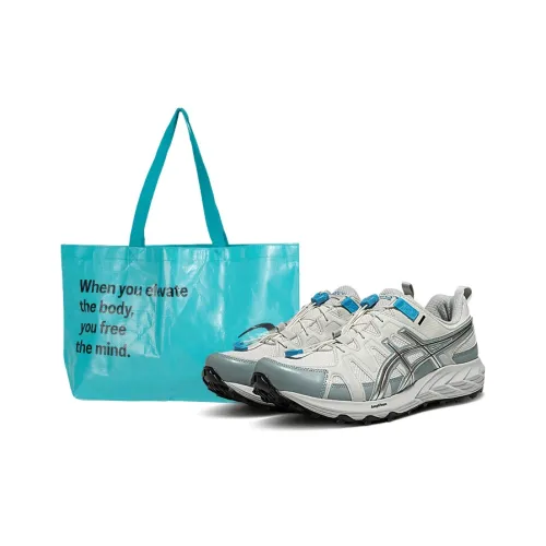 Asics GEL SONOMA FE Anti Slip Wear Resistant Low Top Casual Running Shoes Men's White Blue Gray