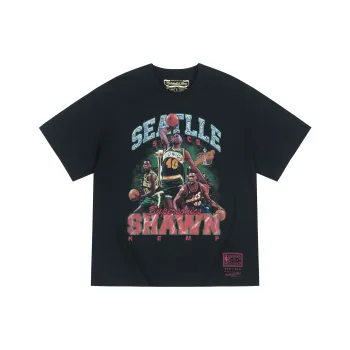 Mitchell & Ness SS24 T Shirt Unisex Black