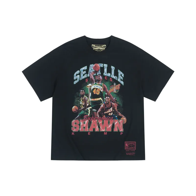 Mitchell & Ness SS24 T Shirt Unisex Black-0