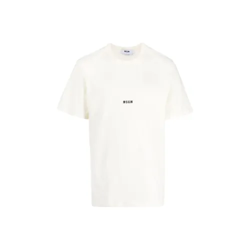MSGM Logo print Cotton T shirt Dress
