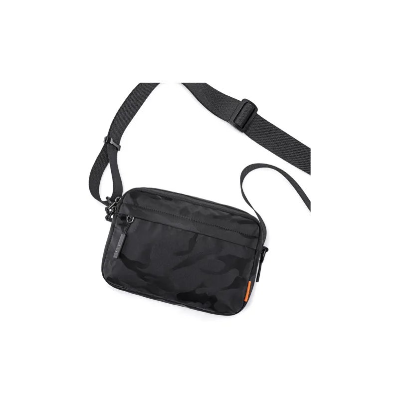 BJIAX Nylon Crossbody Bag Mini Men's Black Camouflage/Blue Camouflage-4