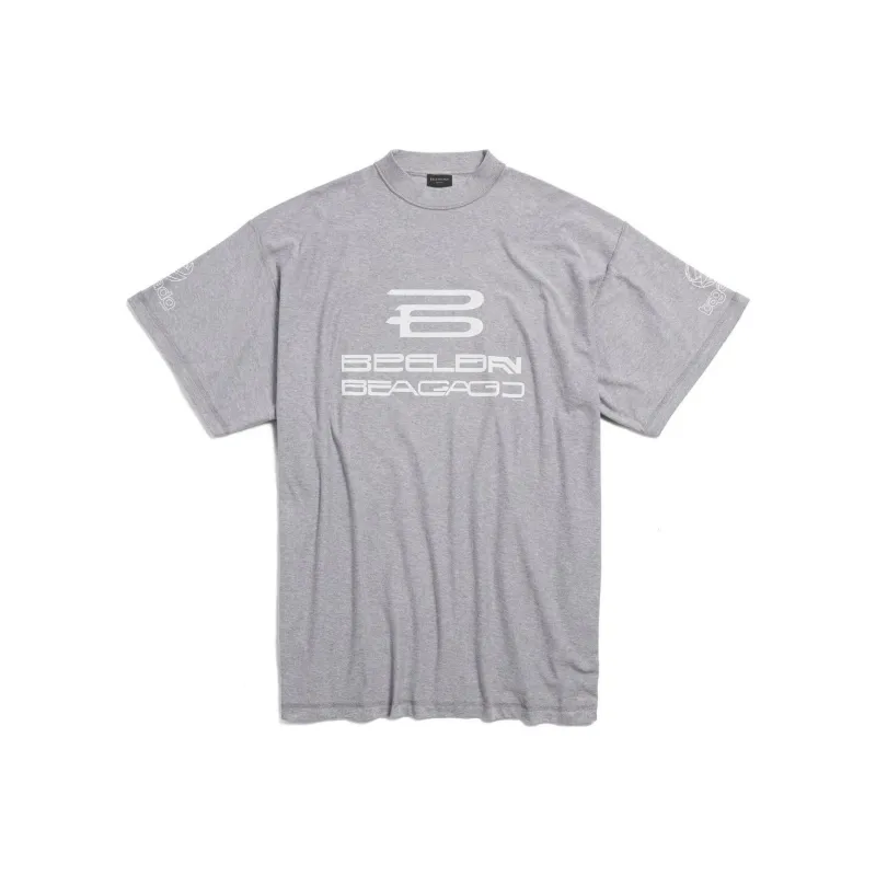 Balenciaga SS24 T Shirt Loose Fit Style Unisex Gray-0