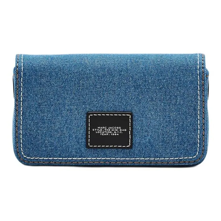 MARC JACOBS Denim Crossbody Bag Mini Women's Light Washed-1