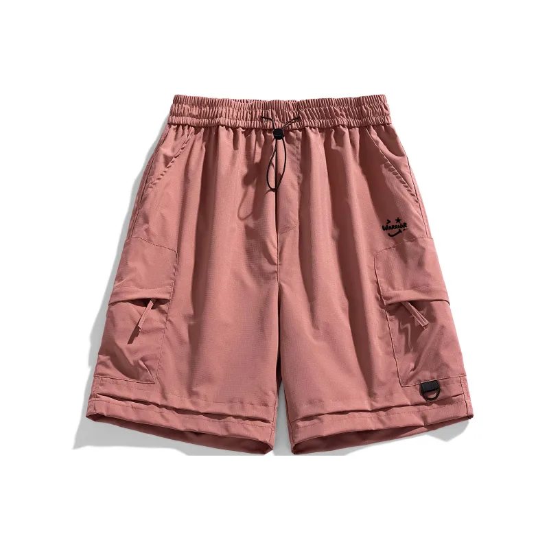 Warrior Huichao Riding The Wind Collection Cargo Shorts Unisex Dark Purple-16