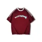 Burgundy Half Striped