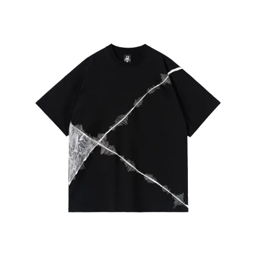 XINYINSU T Shirt Unisex Couple's Black