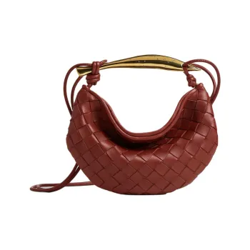 Bottega Veneta SARDINE Lambskin Crossbody Bag, Handbag Women's Sand