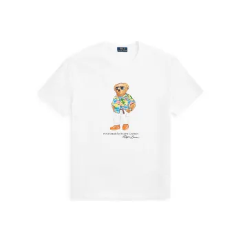 Polo Ralph Lauren Polo Bear print Cotton T shirt