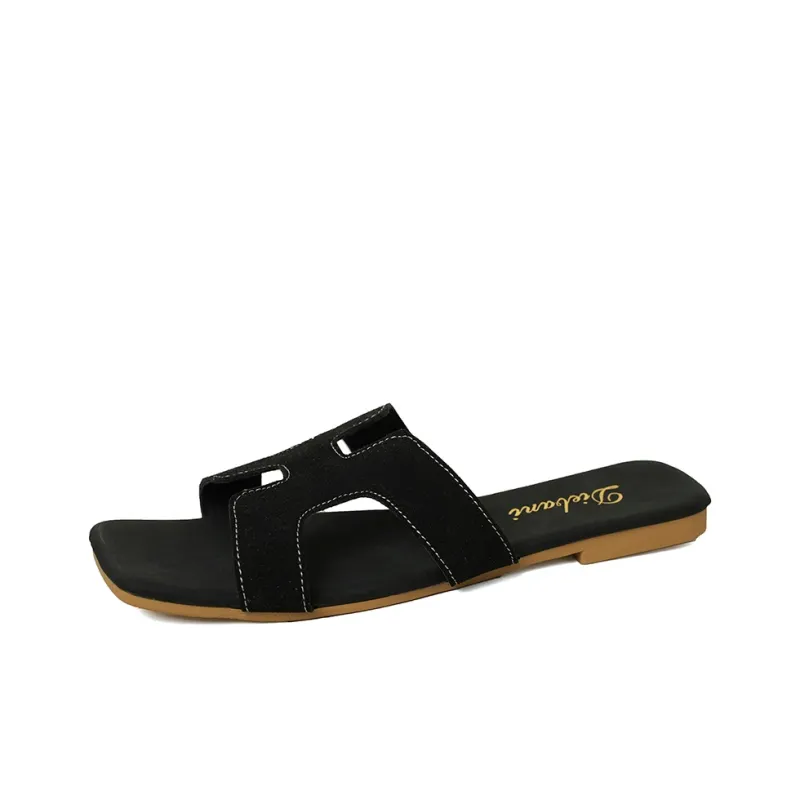 Handsome Running Sheep Rubber Sole Slip Resistant Slide Slippers Women's-7