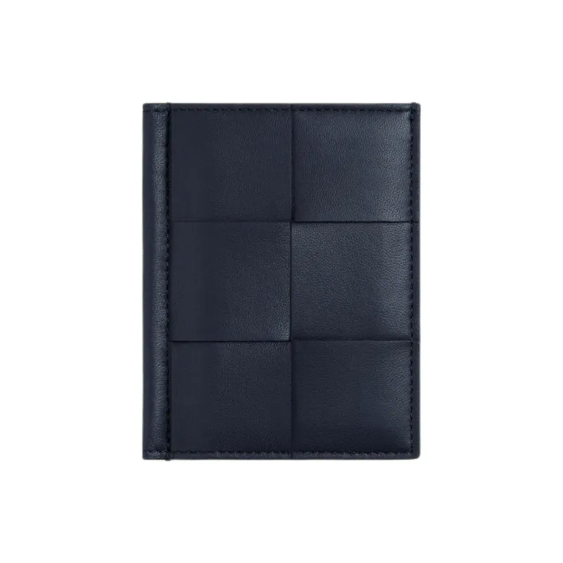 Bottega Veneta CASSETTE Calfskin Card Holder Regular Men's Space Blue-0