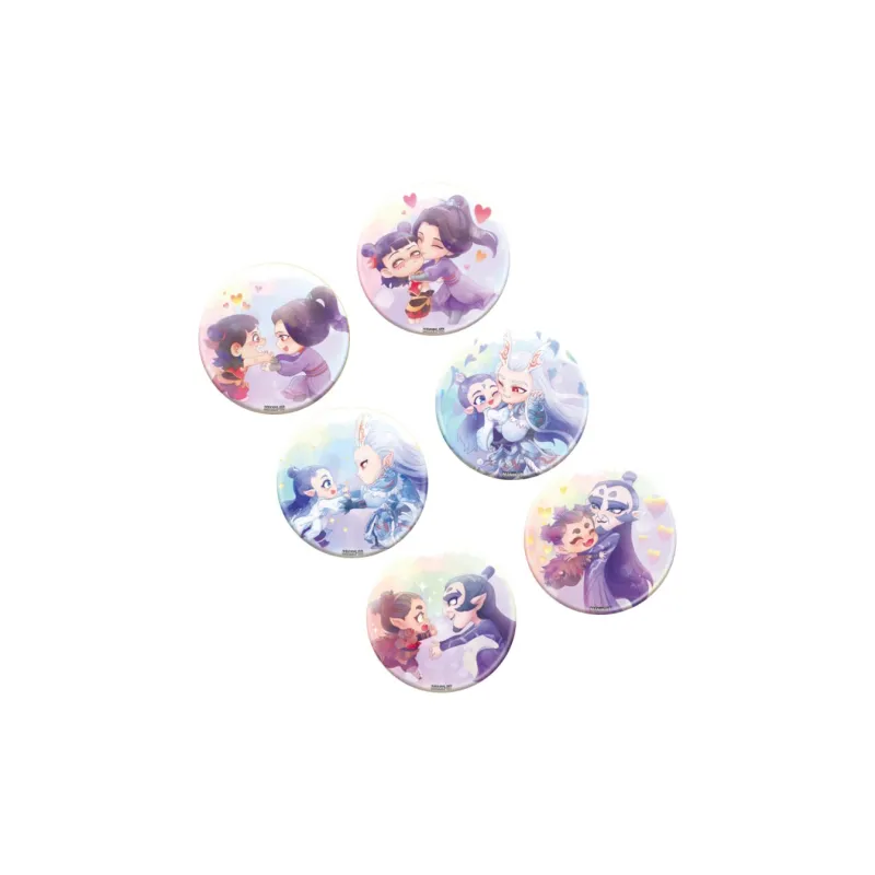 KAYOU Ne Zha Demon Child Conquers The Sea Hug Collection Four Seasons Collection Badges-4