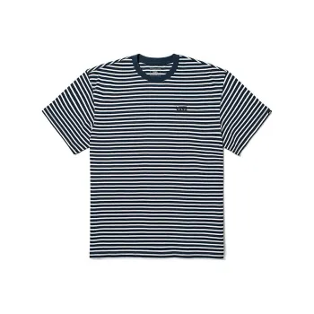 Vans T-Shirts Unisex Blue White Stripes