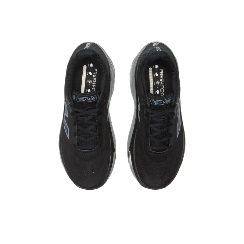 New Balance Fresh Foam X More V5 Low Top Running Shoes Unisex Black-4
