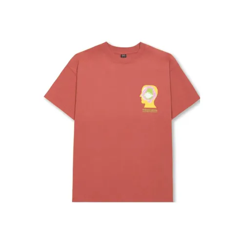 Brain Dead PROFOUND CALMING TECHNIQUES T-SHIRT T-Shirt Unisex Terracotta Earth Tone