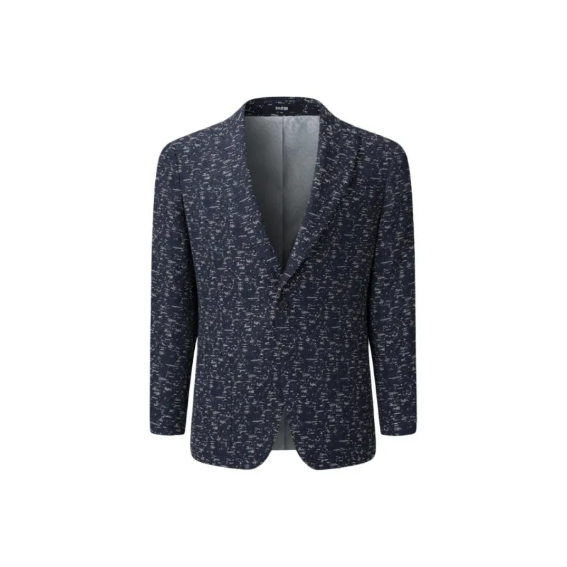 RARE Business Suit Men's Navy Blue-0