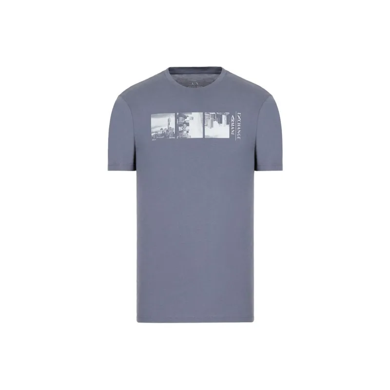ARMANI EXCHANGEAE T Shirt Men's Light Gray-0