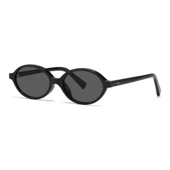 NOME Plate Frame Oval Sunglasses Unisex