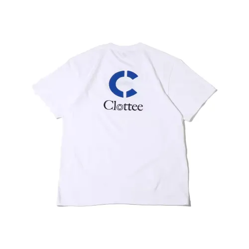 CLOTTEE ATMOS 협업 모델 화이트 남녀공용 티셔츠