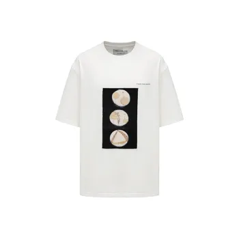 Feng Chen Wang Plant Dyeing Series SS24 T Shirt Unisex White