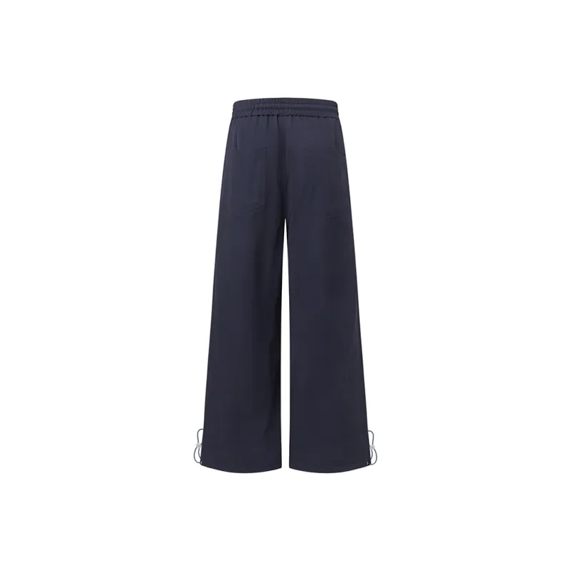 ZAZN Casual Pants Women's Navy Blue-1