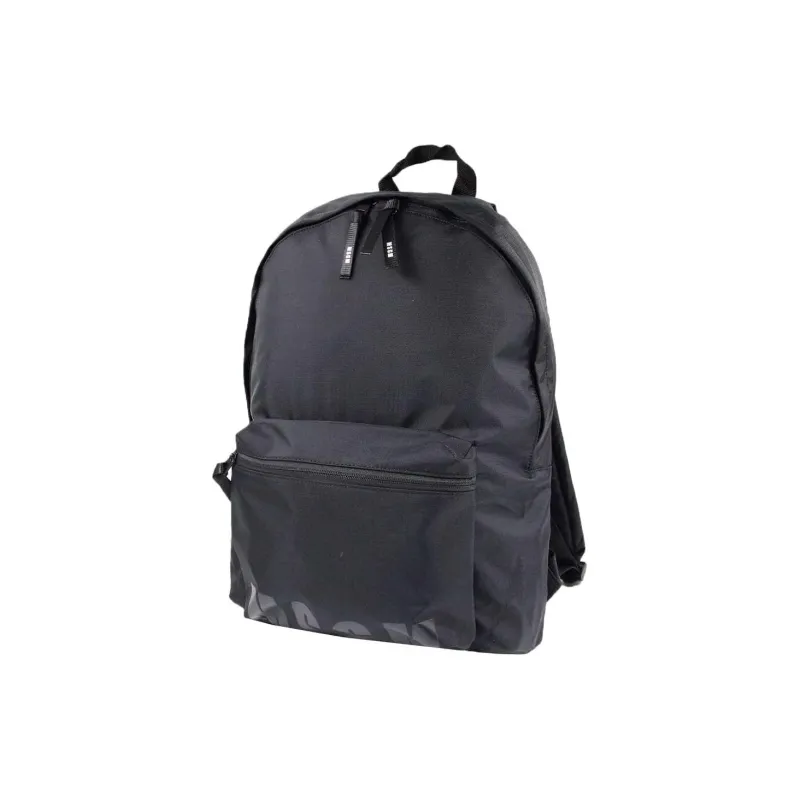 MSGM Polyamide Backpack Men's Black-1