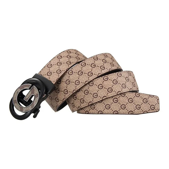 JONNY MOORE Top Grain Cow Leather Belts Men's 3.5CM-4