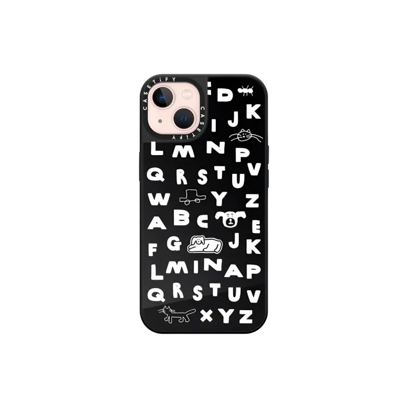 CASETIFY PC Material INAP Letter Pattern MagSafe Phone Cases Compatibility With IPhone 13/Pro/Pro Max Minimalist-2