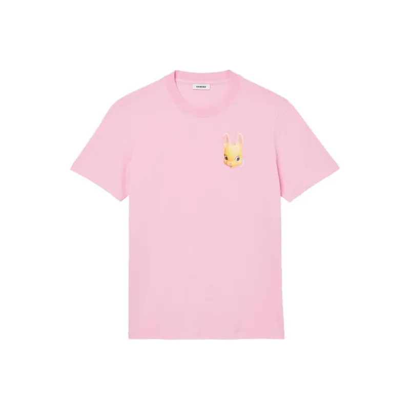 Sandro T-Shirts Unisex Pink-0