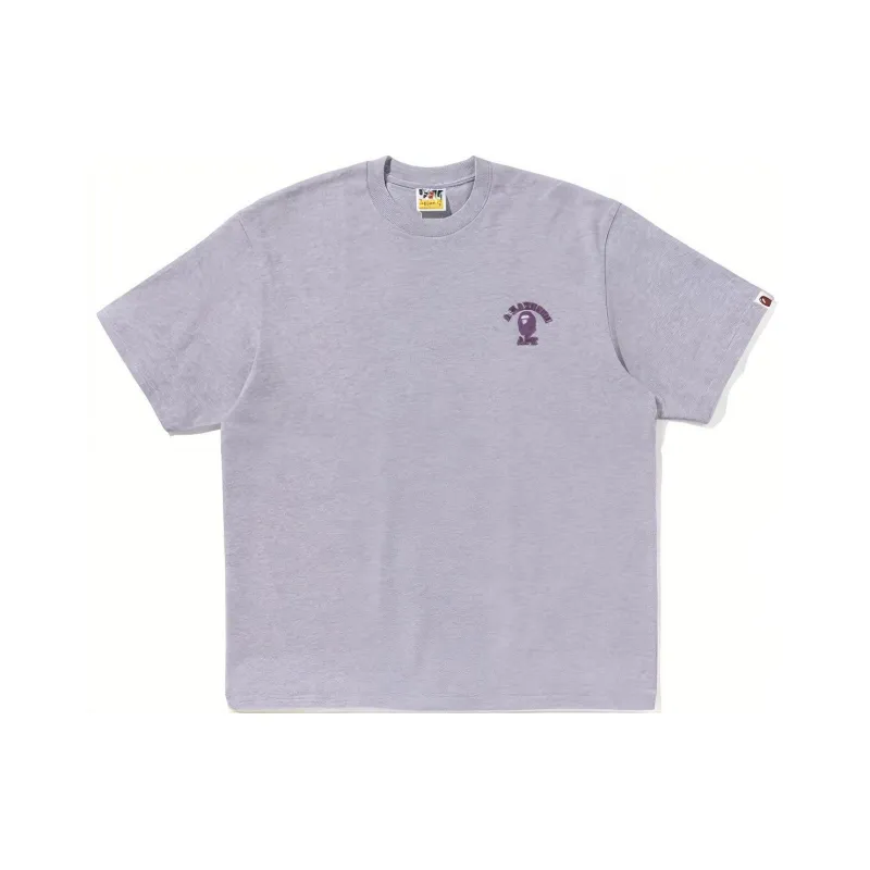 A BATHING APE College One Point Relaxed Fit Tee-1