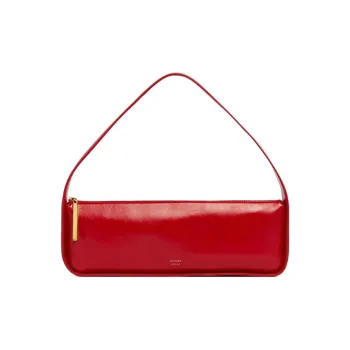 KHAITE Calfskin Shoulder Bag Women's Red