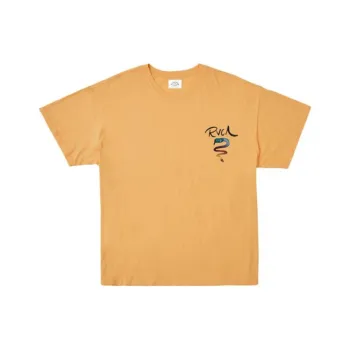 RVCA T-Shirts Unisex Yellow