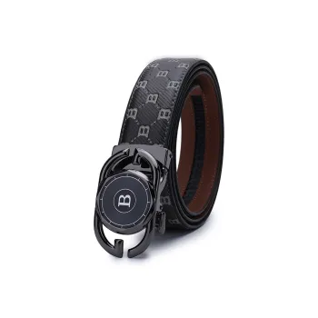 JONNY MOORE Top Grain Cow Leather Belts Unisex 3.5CM