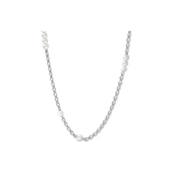 John Hardy Sterling Silver Surf Pearl Necklace